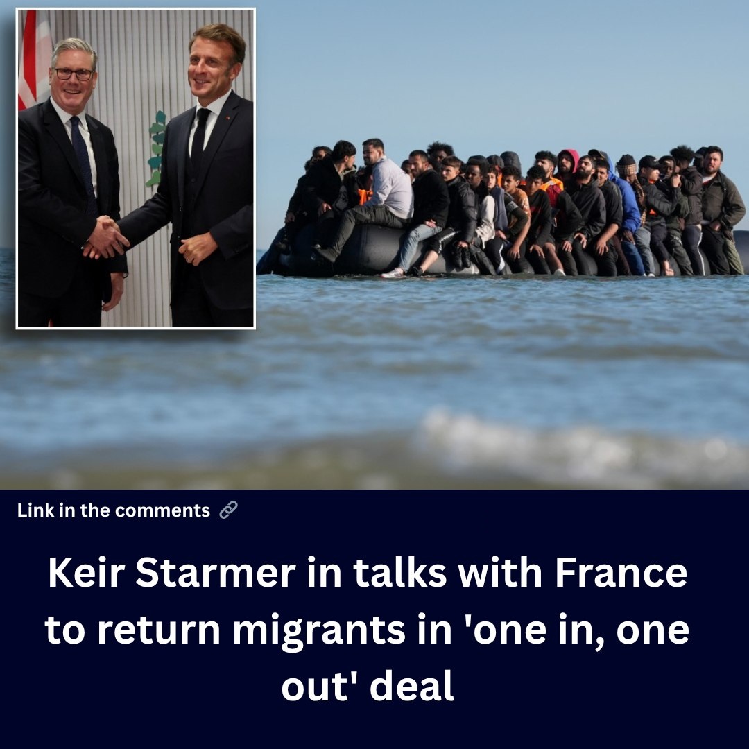 keir-starmer-in-talks-with-france-to-return-migrants-in-‘one-in,-one-out’-deal