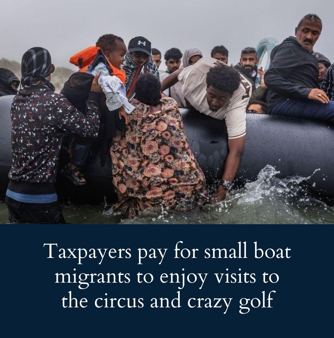 taxpayers-pay-for-small-boat-migrants-to-enjoy-visits-to-the-circus-and-crazy-golf
