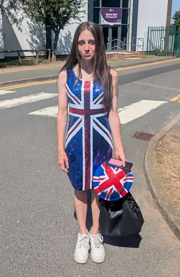 Girl, 12, banned from wearing Union flag dress on school's culture day