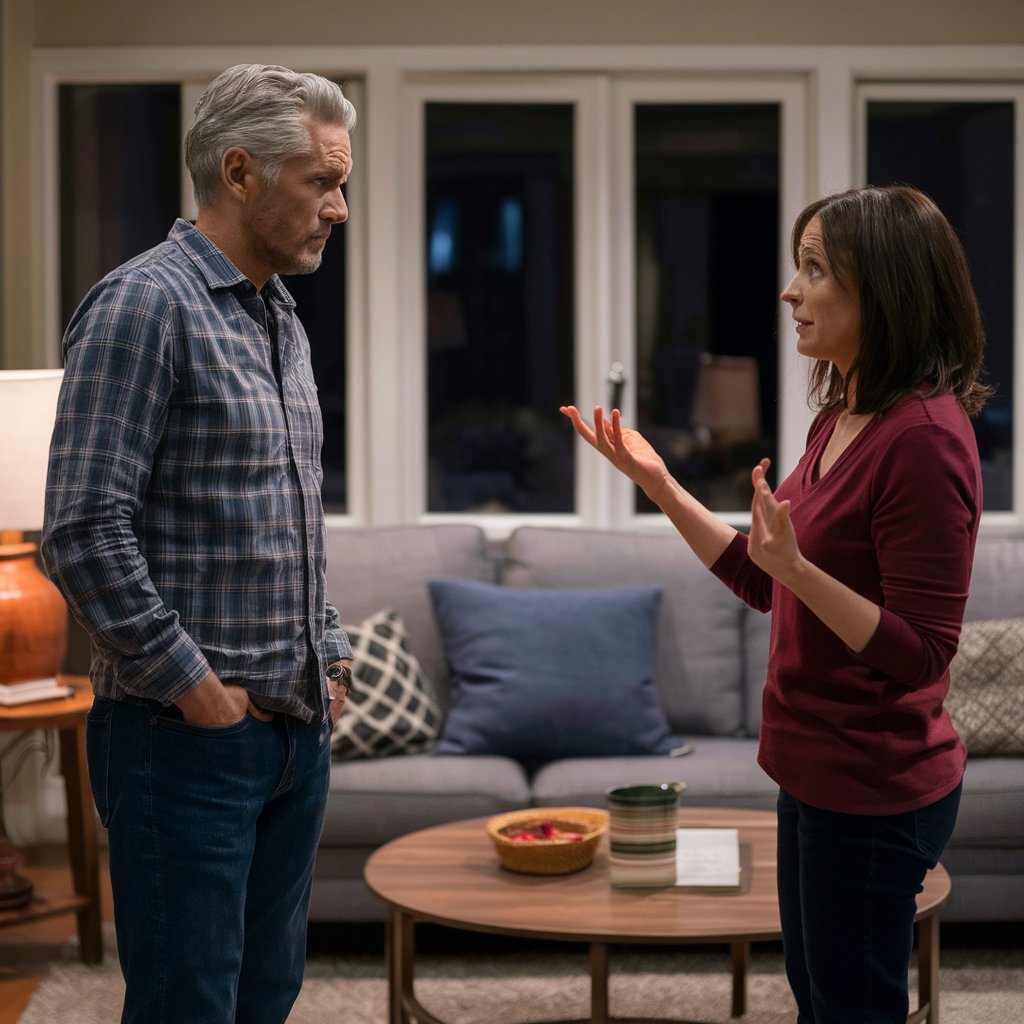 A man and woman having a heated discussion in a living room | Source: Pexels