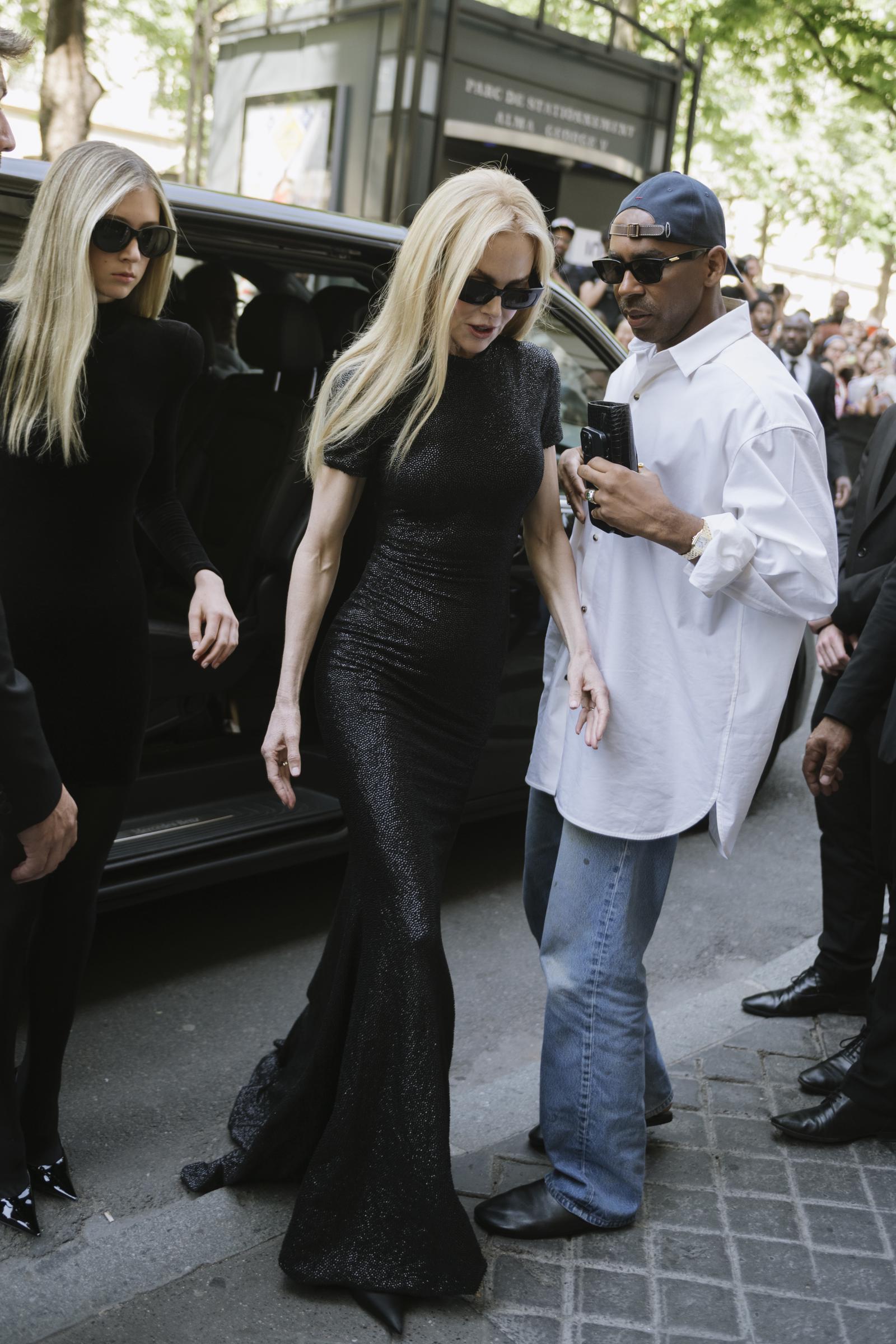 Sunday Rose Kidman Urban and Nicole Kidman at the Balenciaga Haute Couture Fall/Winter 2024-2025 show in Paris, France on June 26, 2024 | Source: Getty Images