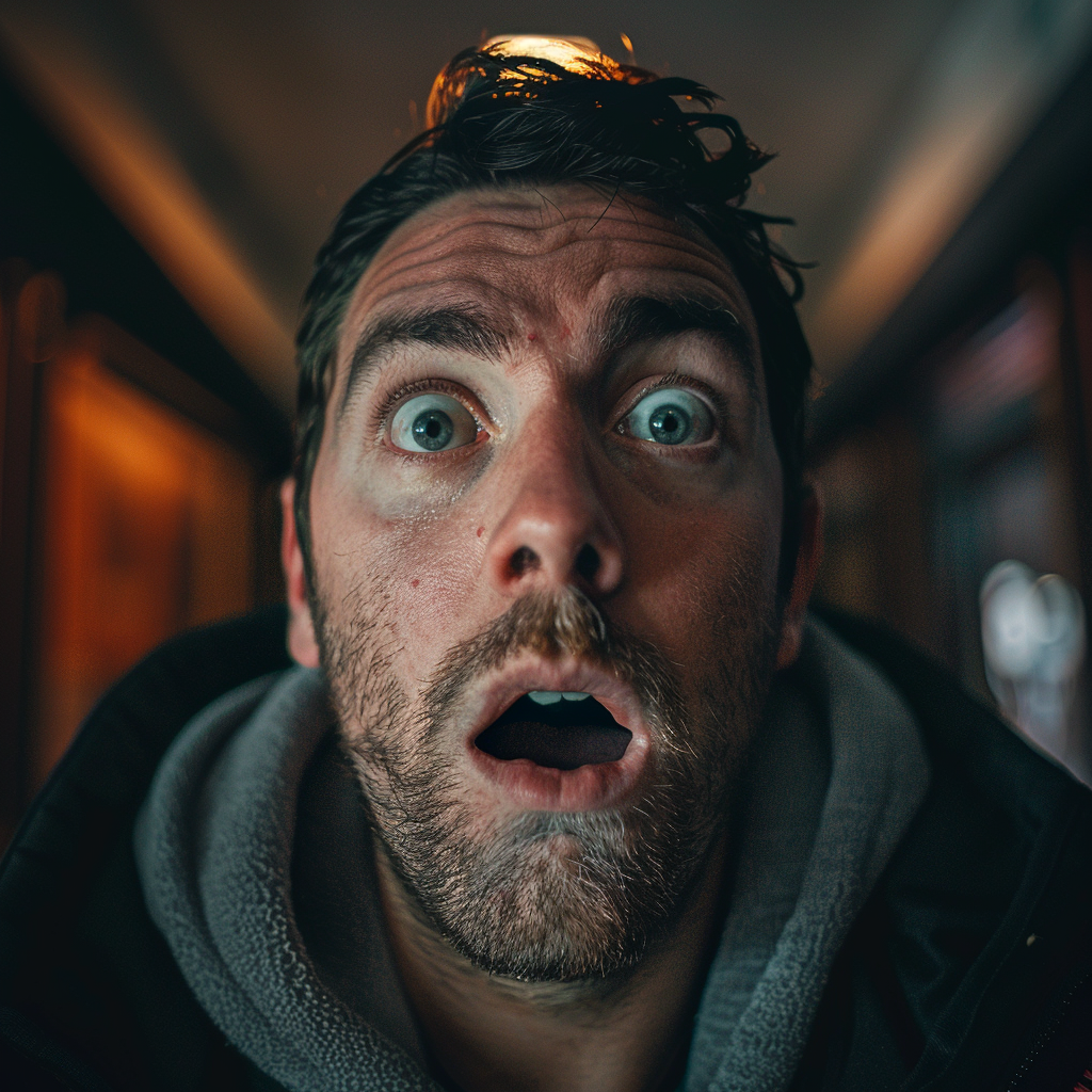 A shocked man | Source: Midjourney