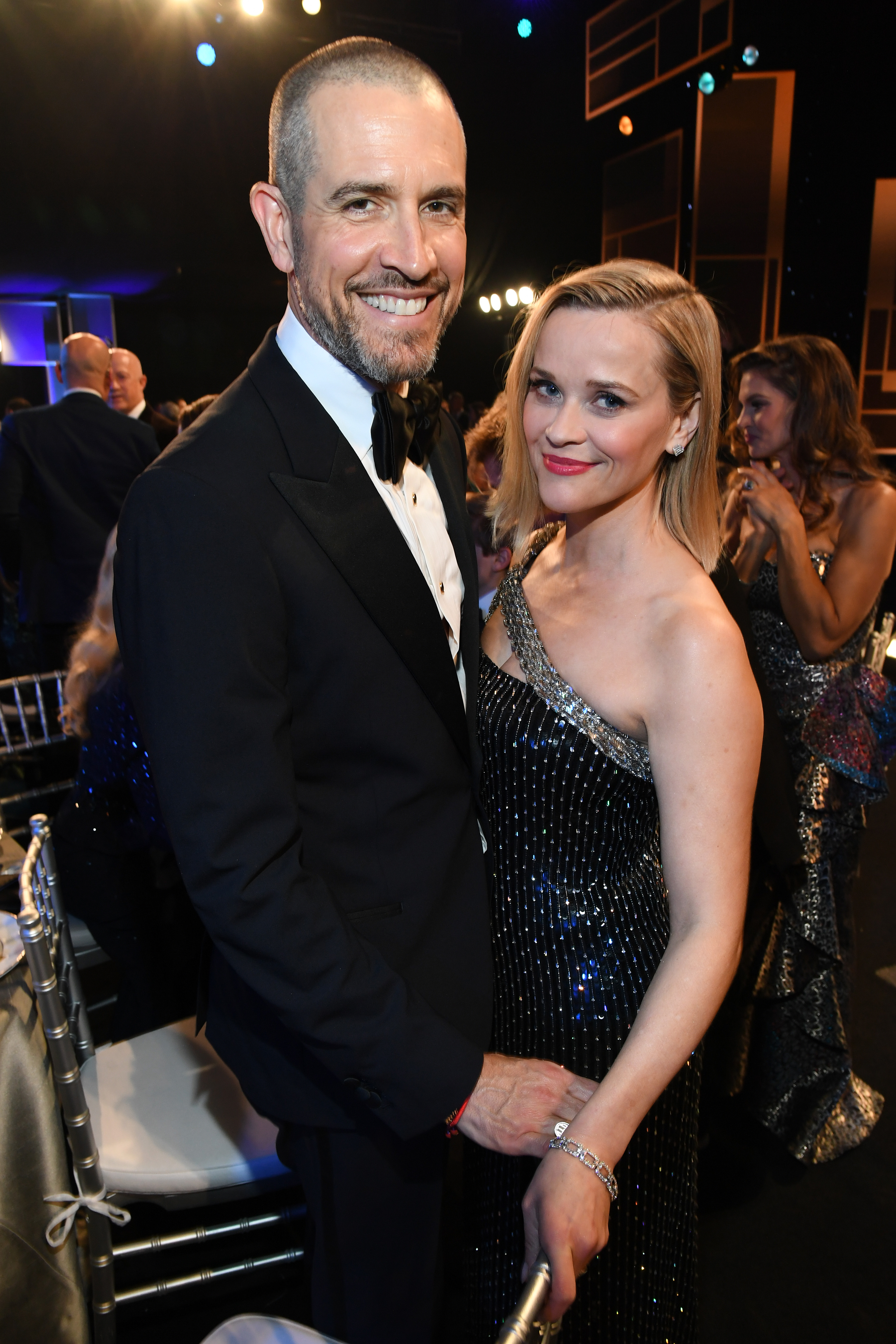 Jim Toth and Reese Witherspoon attend the 26th Annual Screen Actors Guild Awards at The Shrine Auditorium on January 19, 2020 in Los Angeles, California | Source: Getty Images