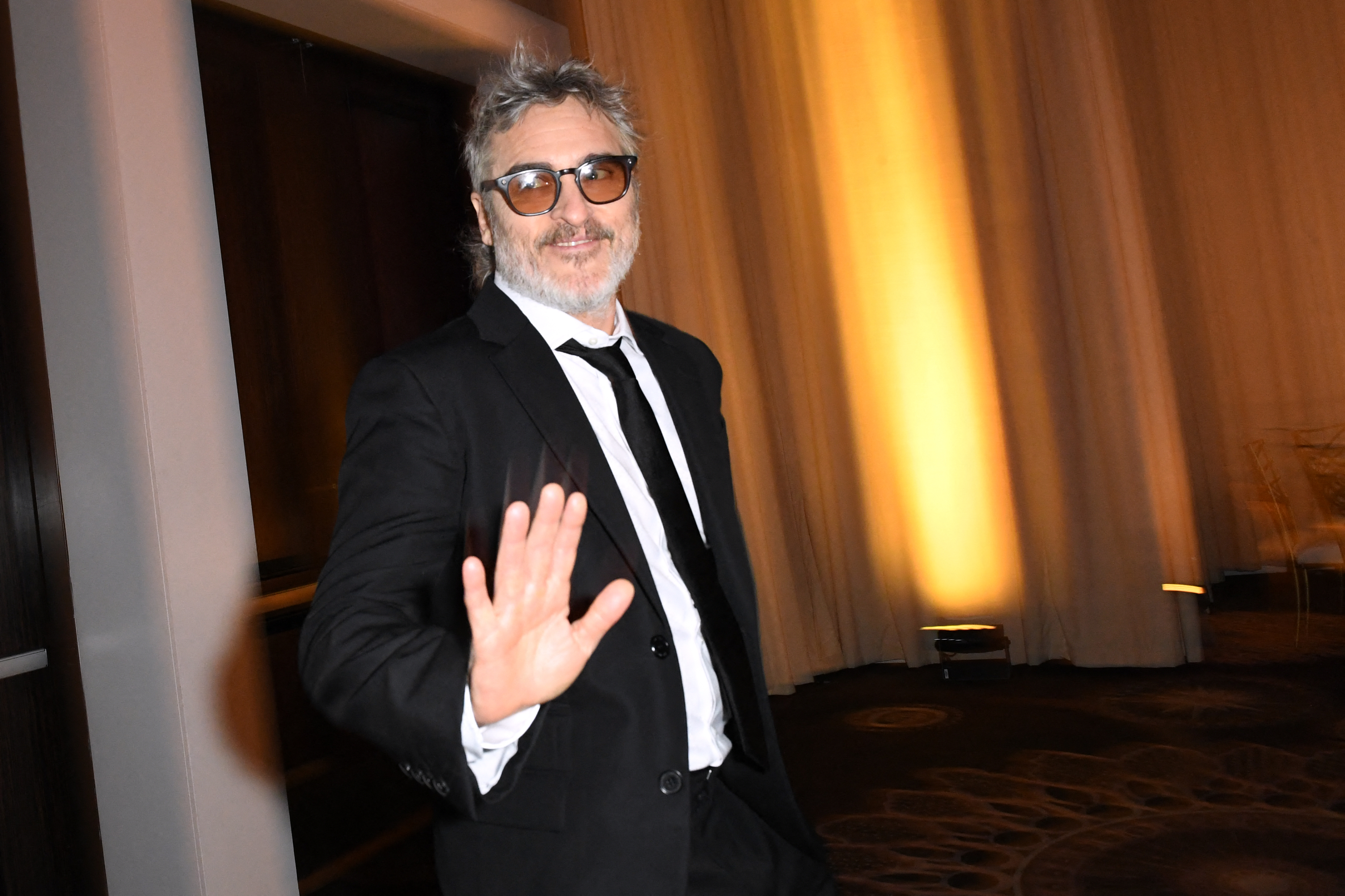 Joaquin Phoenix attends the 81st annual Golden Globe Awards on January 7, 2024 in Beverly Hills, California | Source: Getty Images