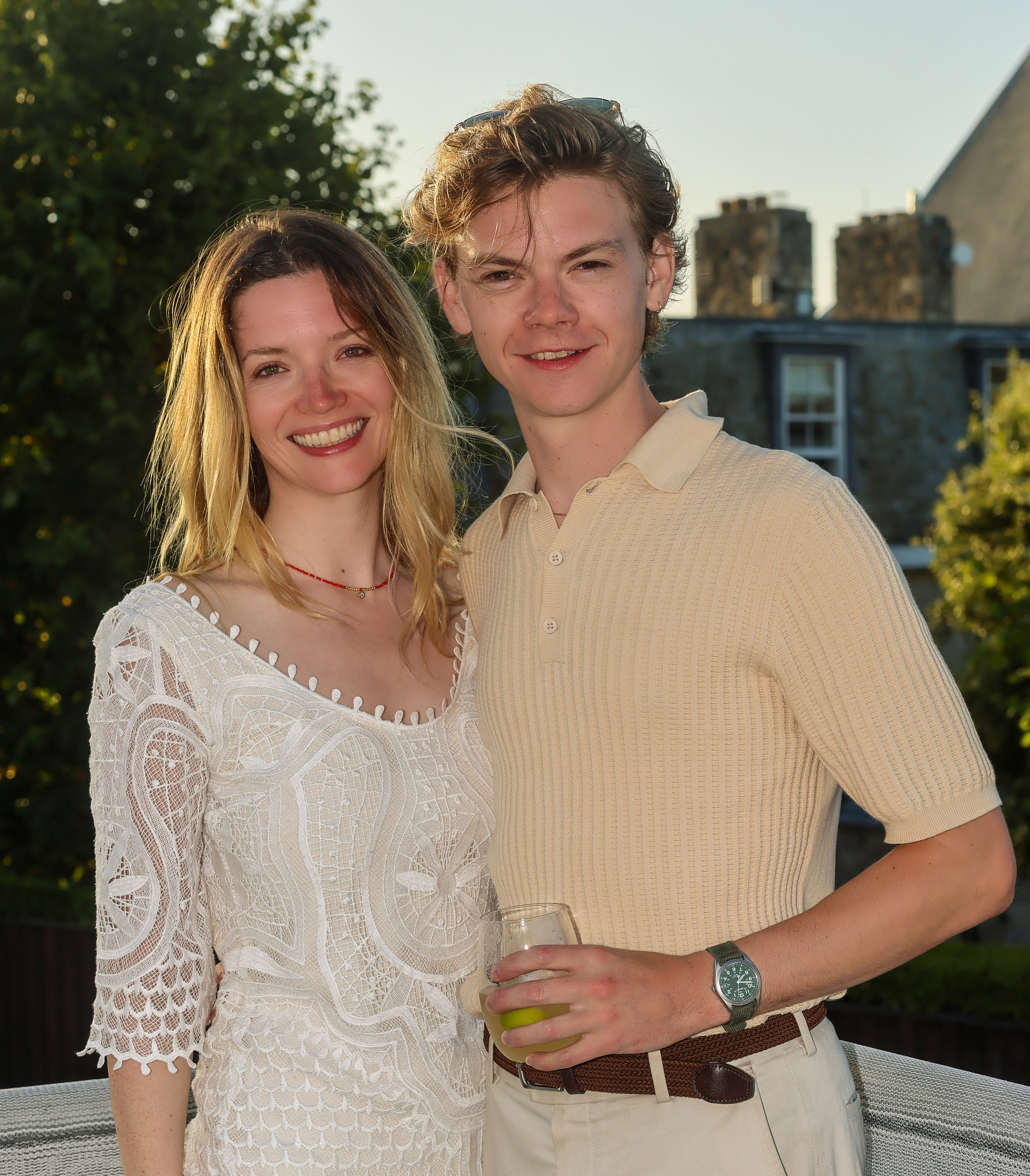 Talulah Riley and Thomas Brodie-Sangster attend Cowes Week 2022 on August 2, 2022 in Cowes, England | Source: Getty Images