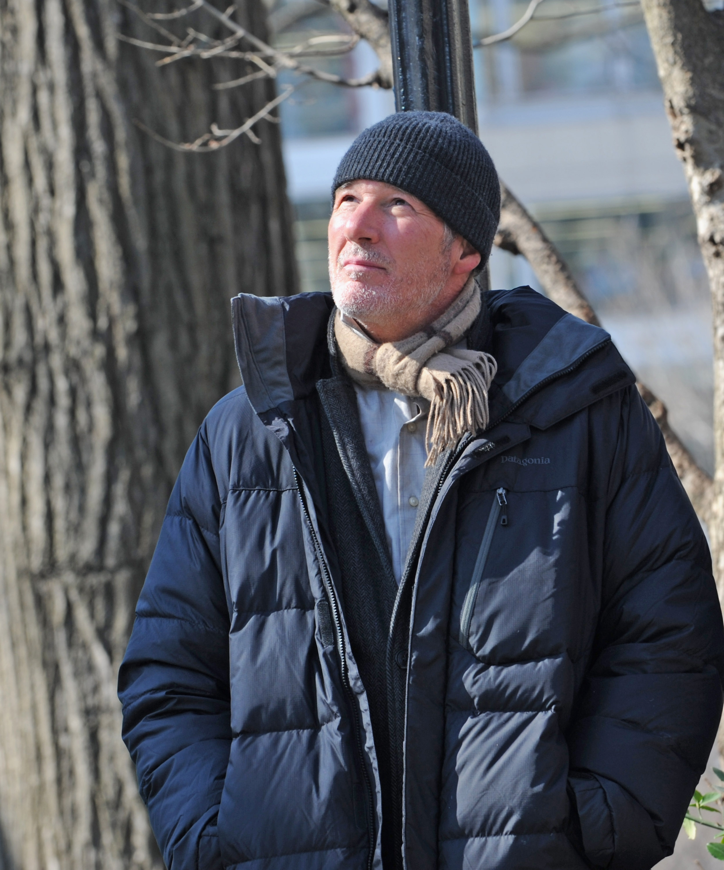 Richard Gere spotted on the set of "Time Out Of Mind" in New York City on March 26, 2014 | Source: Getty Images