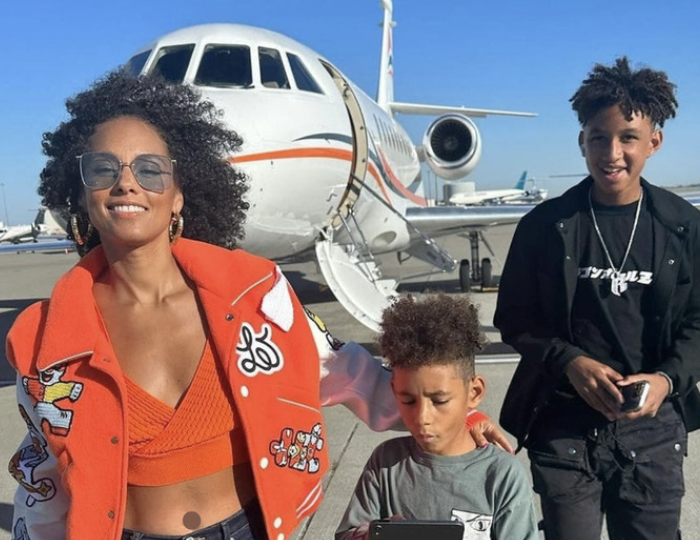 billionaire-alicia-keys-spent-$78m-to-own-a-new-private-jet-with-her-son-to-travel-around-the-world