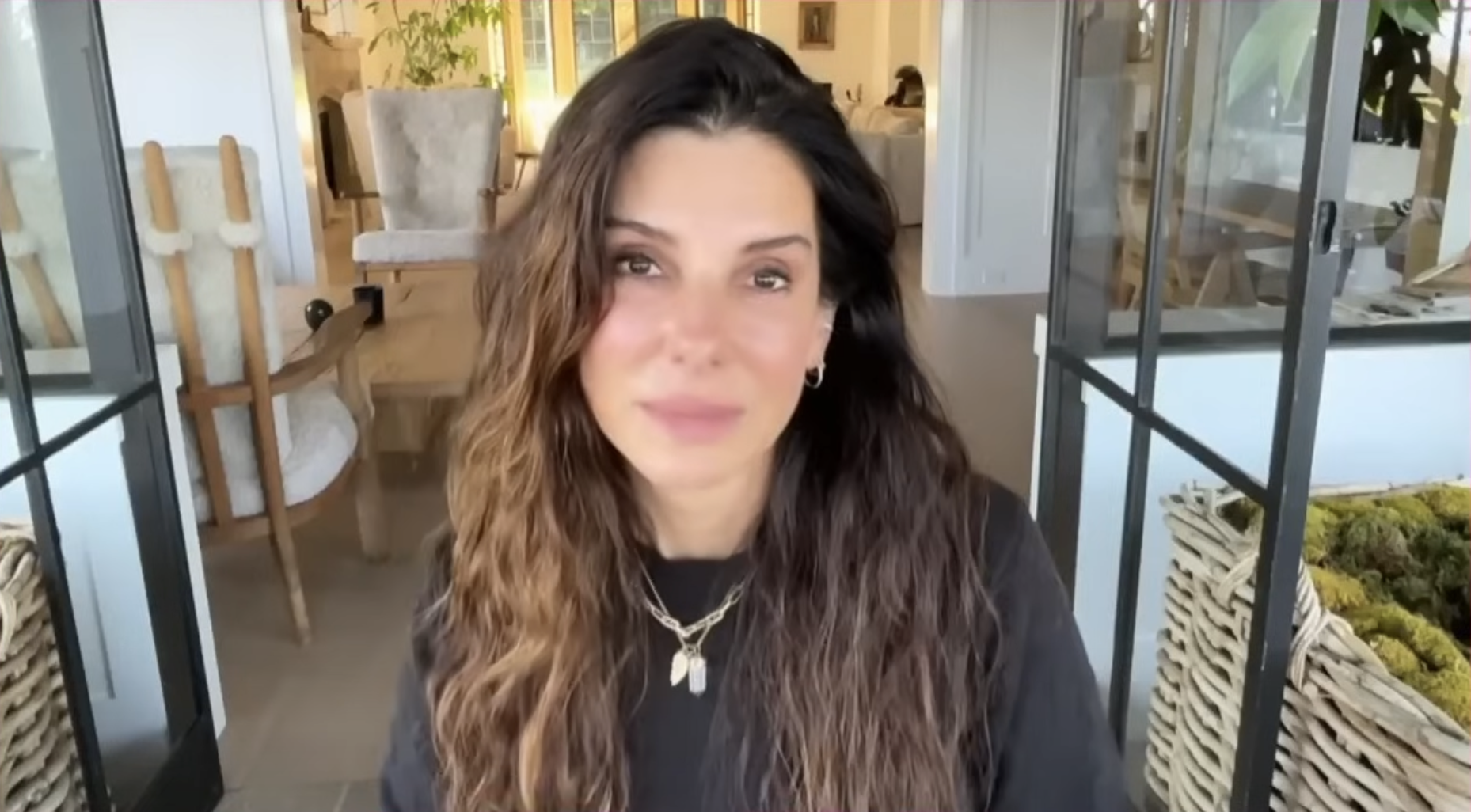 A screenshot of Sandra Bullock sharing a sweet birthday message to Hoda Kotb in a video posted on August Aug 12, 2024 | Source: YouTube/@HodaAndJenna