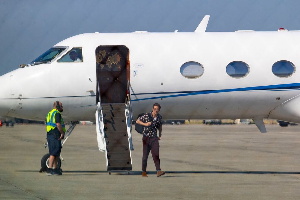 Ryan Reynolds and Blake Lively touch down in New Orleans with their children for a family outing to watch Blake's bestie Taylor Swift in concert.