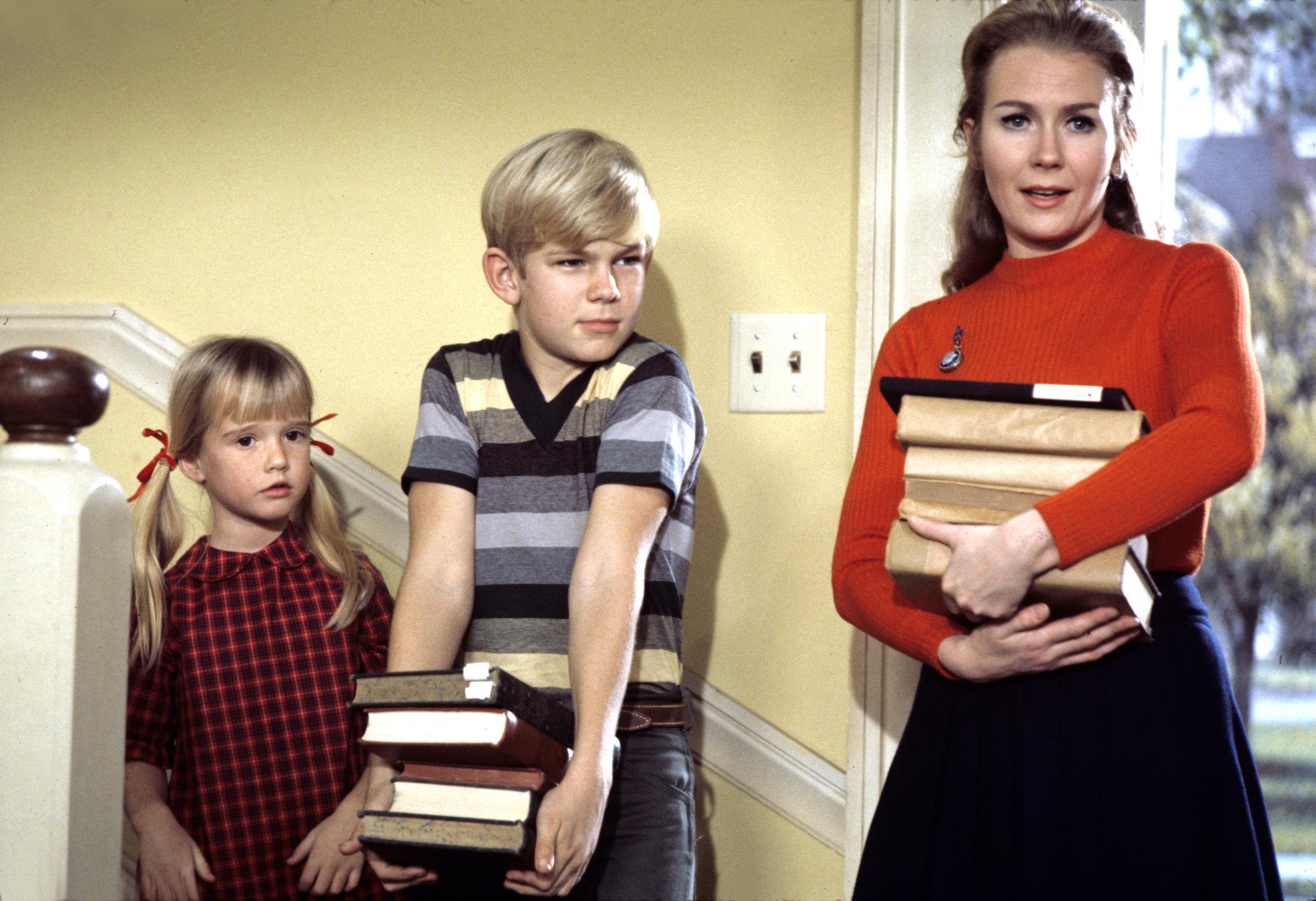 Kim Richards, David Doremus, and Juliet Mills on the set of "Nanny and the Professor," 1970 | Source: Getty Images