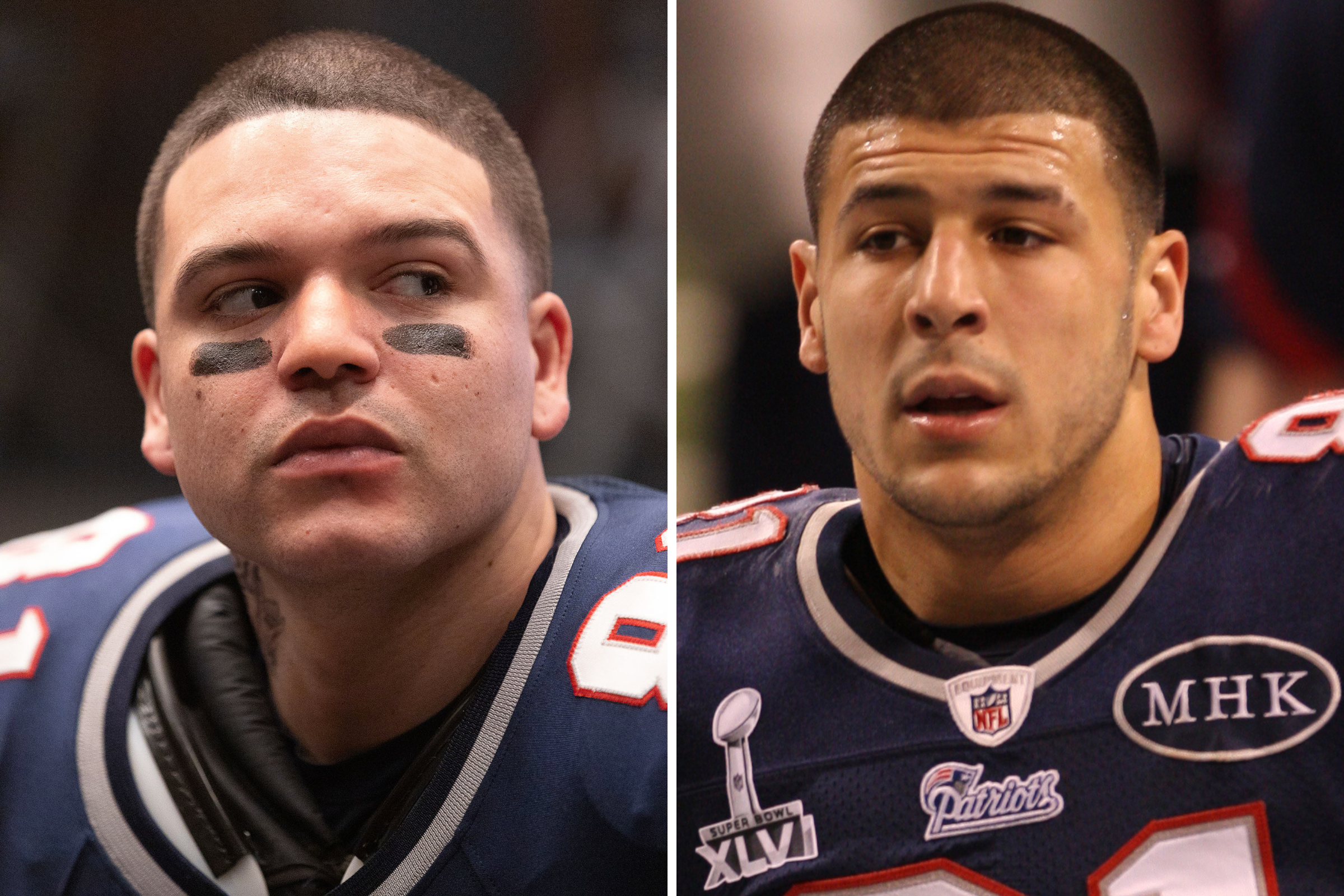 Josh Rivera and Aaron Hernandez