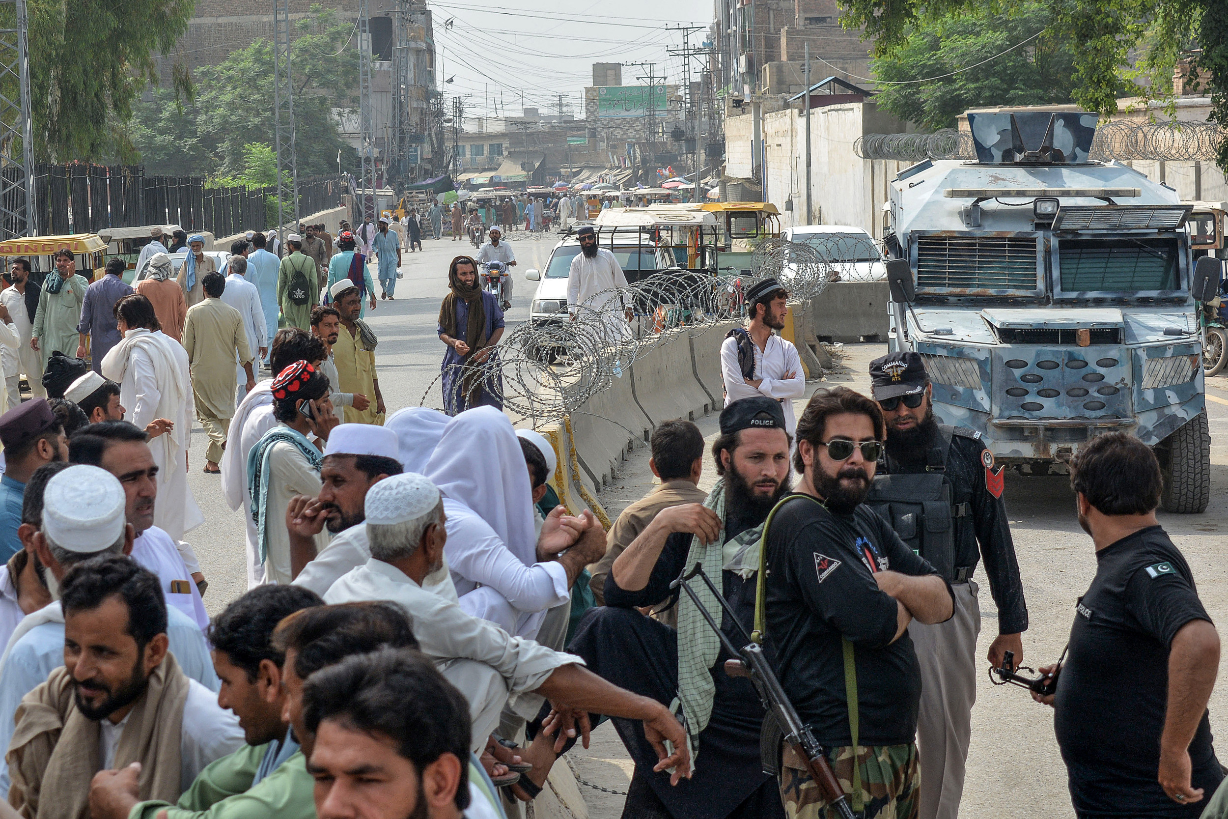 Polio Worker Protection Police Officer Strike