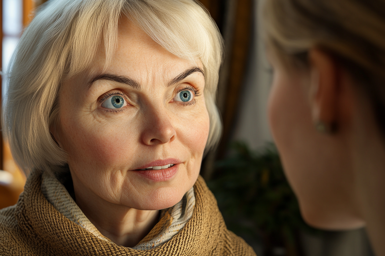 A woman speaking to her daughter-in-law | Source: Midjourney