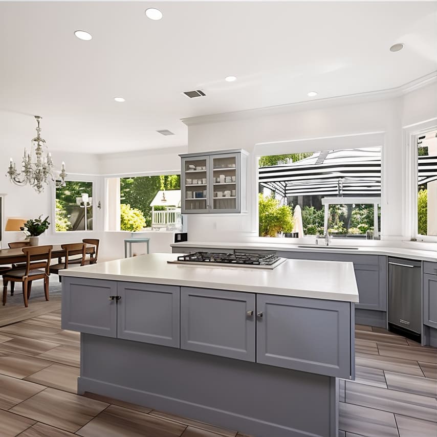 Kitchen in Morris Chestnut's California Home