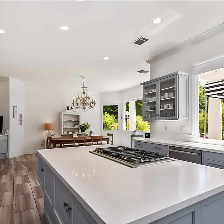 Kitchen in Morris Chestnut's California Home