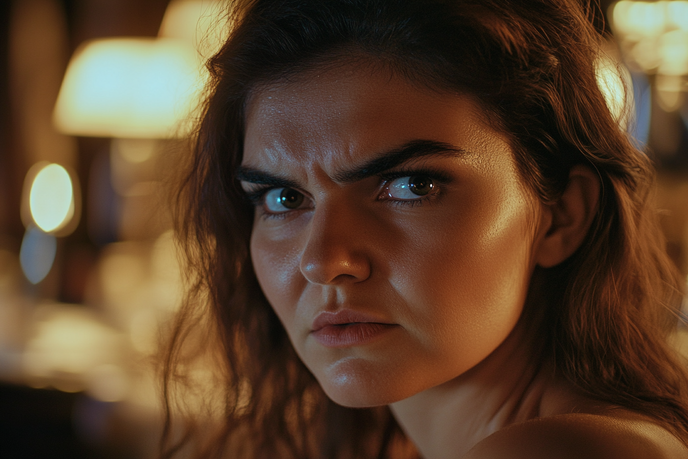 An angry woman in a restaurant | Source: Midjourney