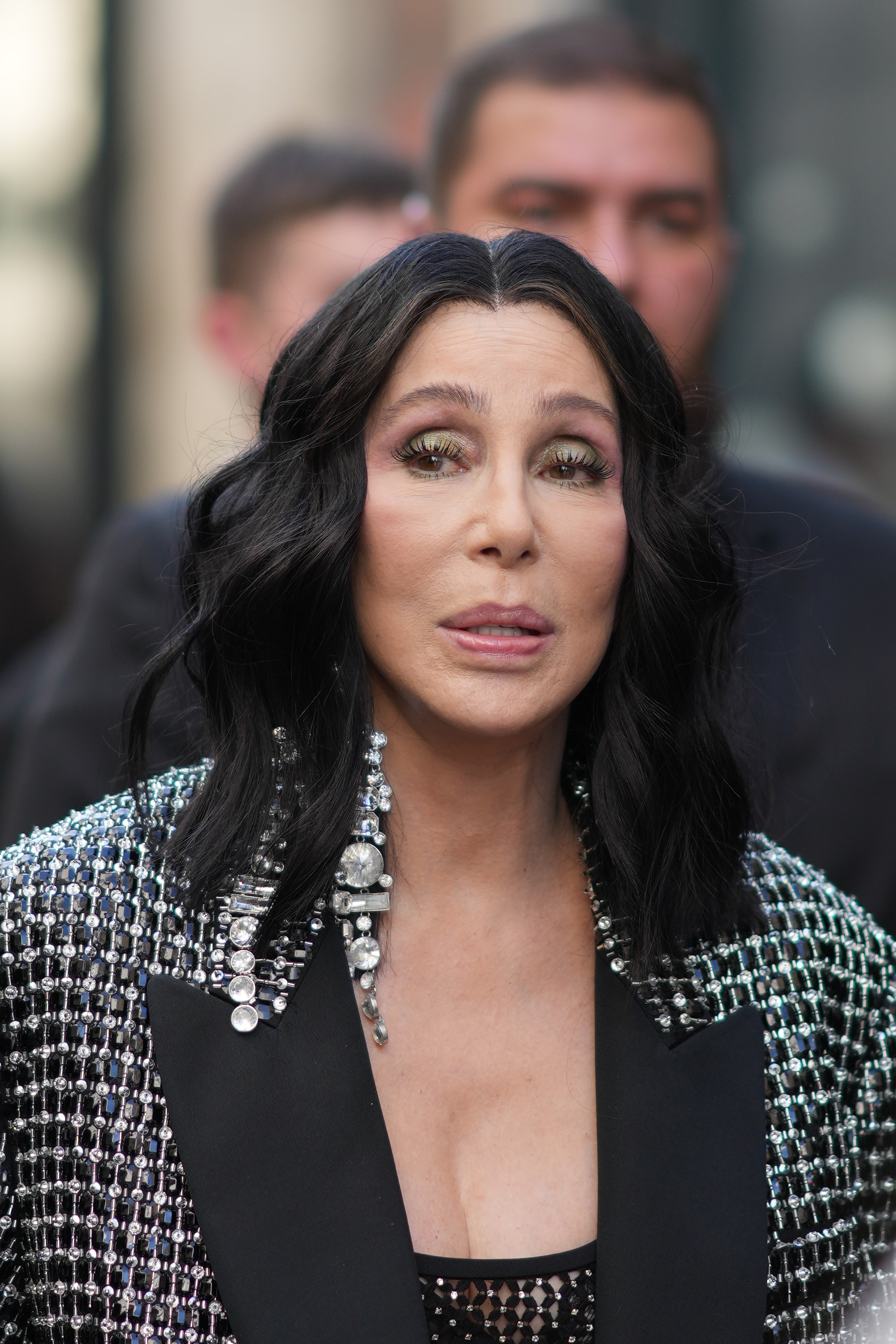 Cher attends the Womenswear Spring/Summer 2024 show during Paris Fashion Week in Paris, France, on October 1, 2023 | Source: Getty Images