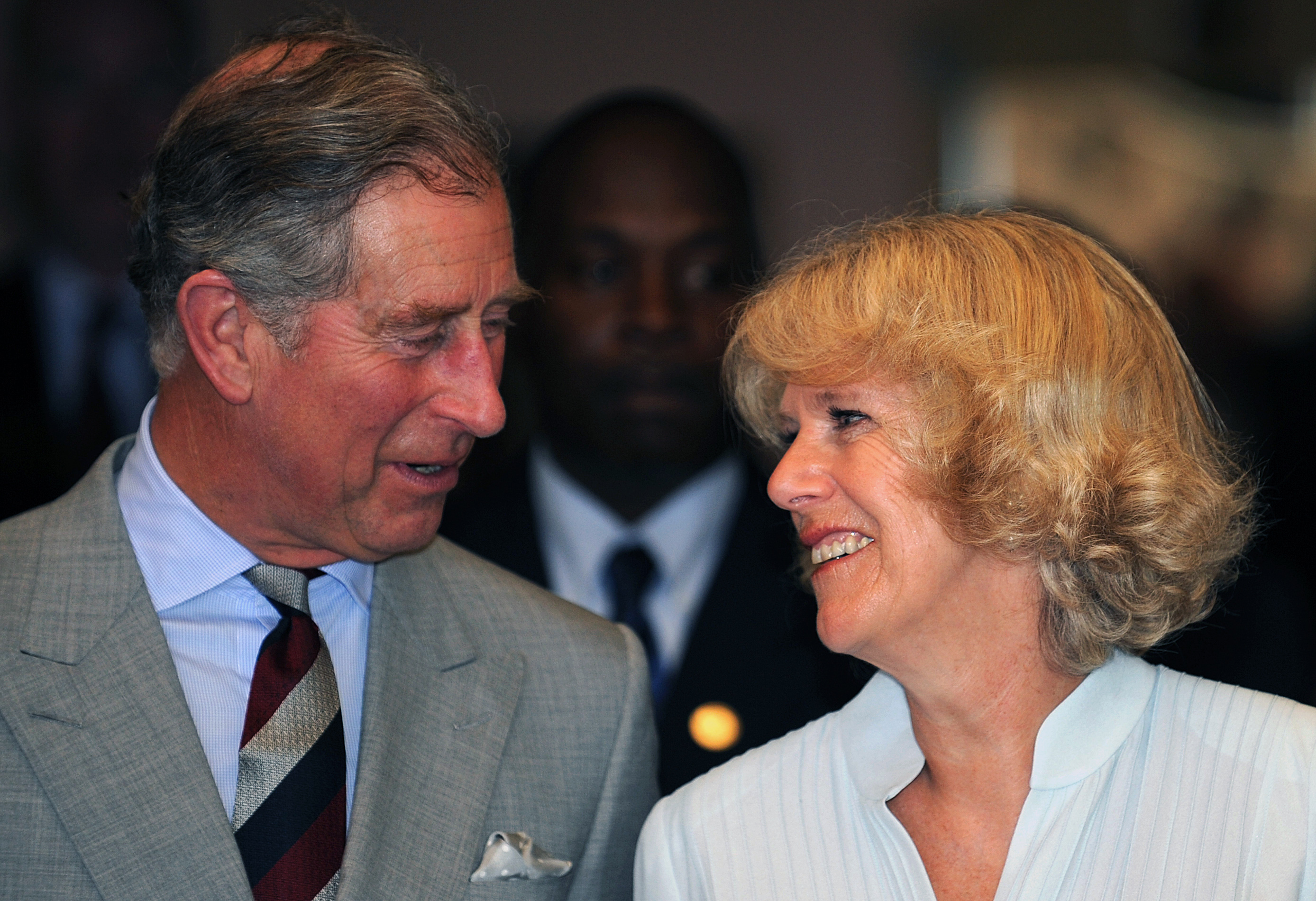 Prince Charles, Prince of Wales, and Camilla, Duchess of Cornwall during a reception at the Coco Reef Hotel in Trinidad and Tobago, on March 6, 2008 | Source: Getty Images