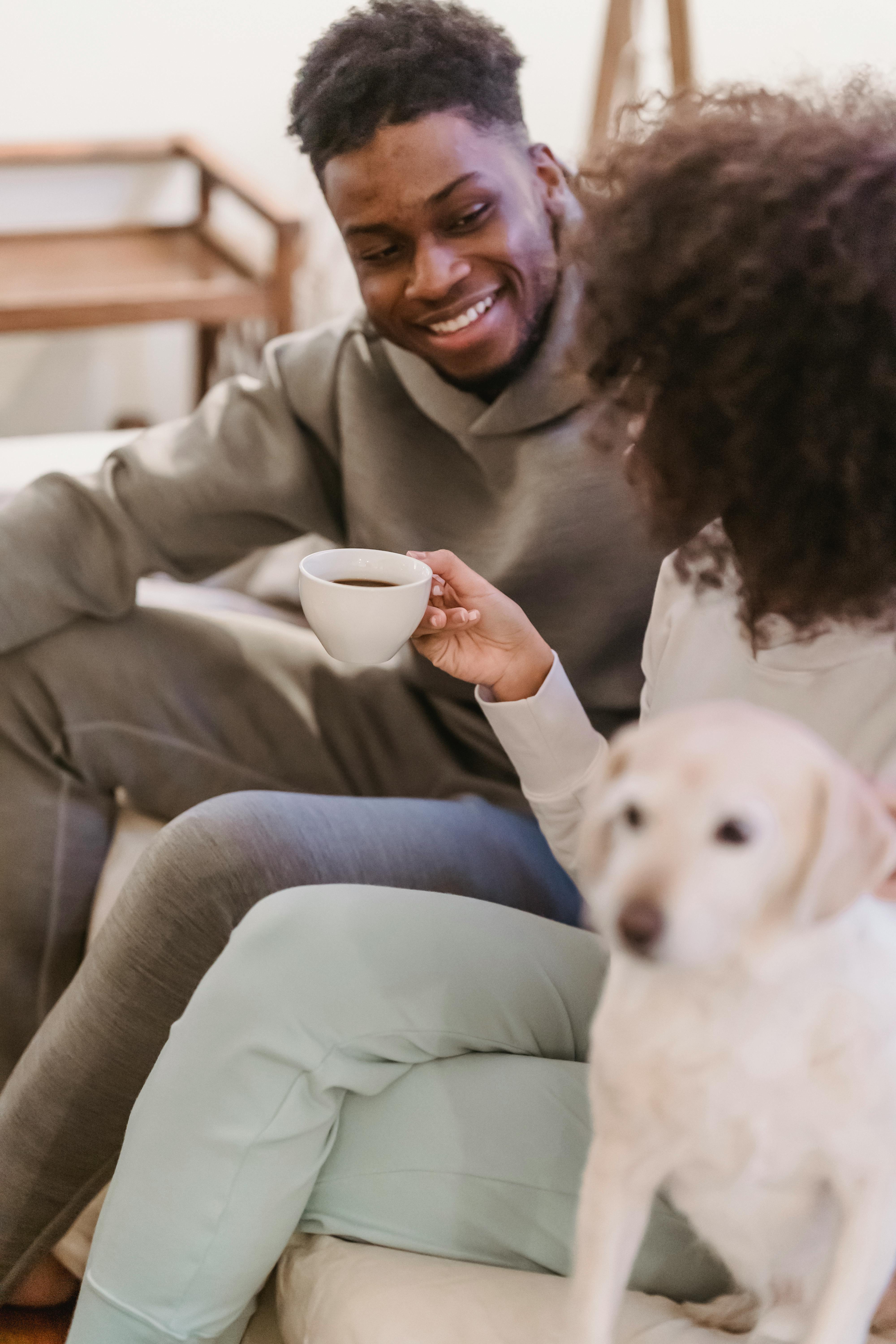 A smiling man looking at his partner | Source: Pexels