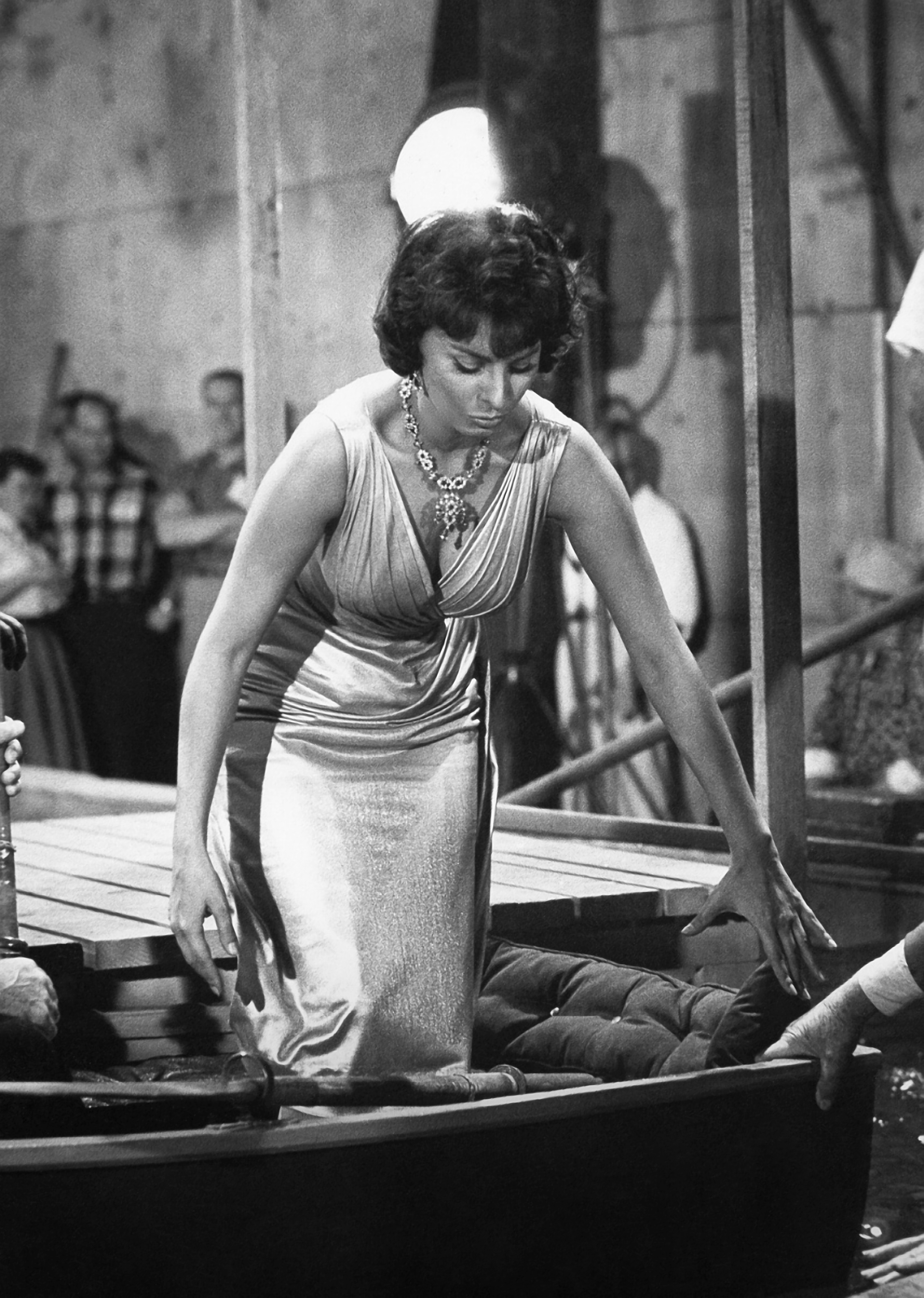 Sophia Loren in a scene from the movie "Houseboat" in 1958 | Source: Getty Images