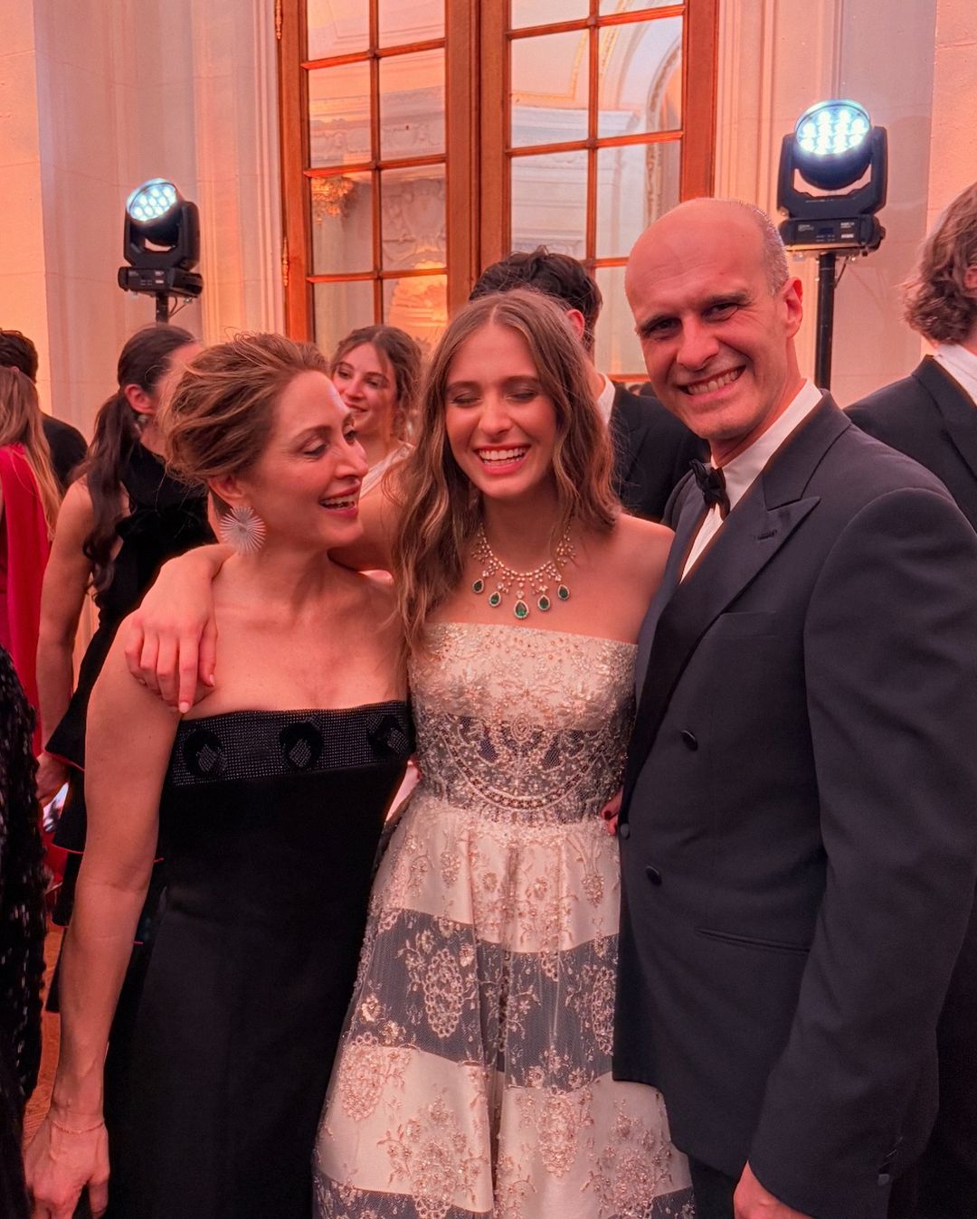 Sasha Alexander, Lucia Sofia Ponti, and Edoardo Ponti | Source: Instagram/sashaalexander