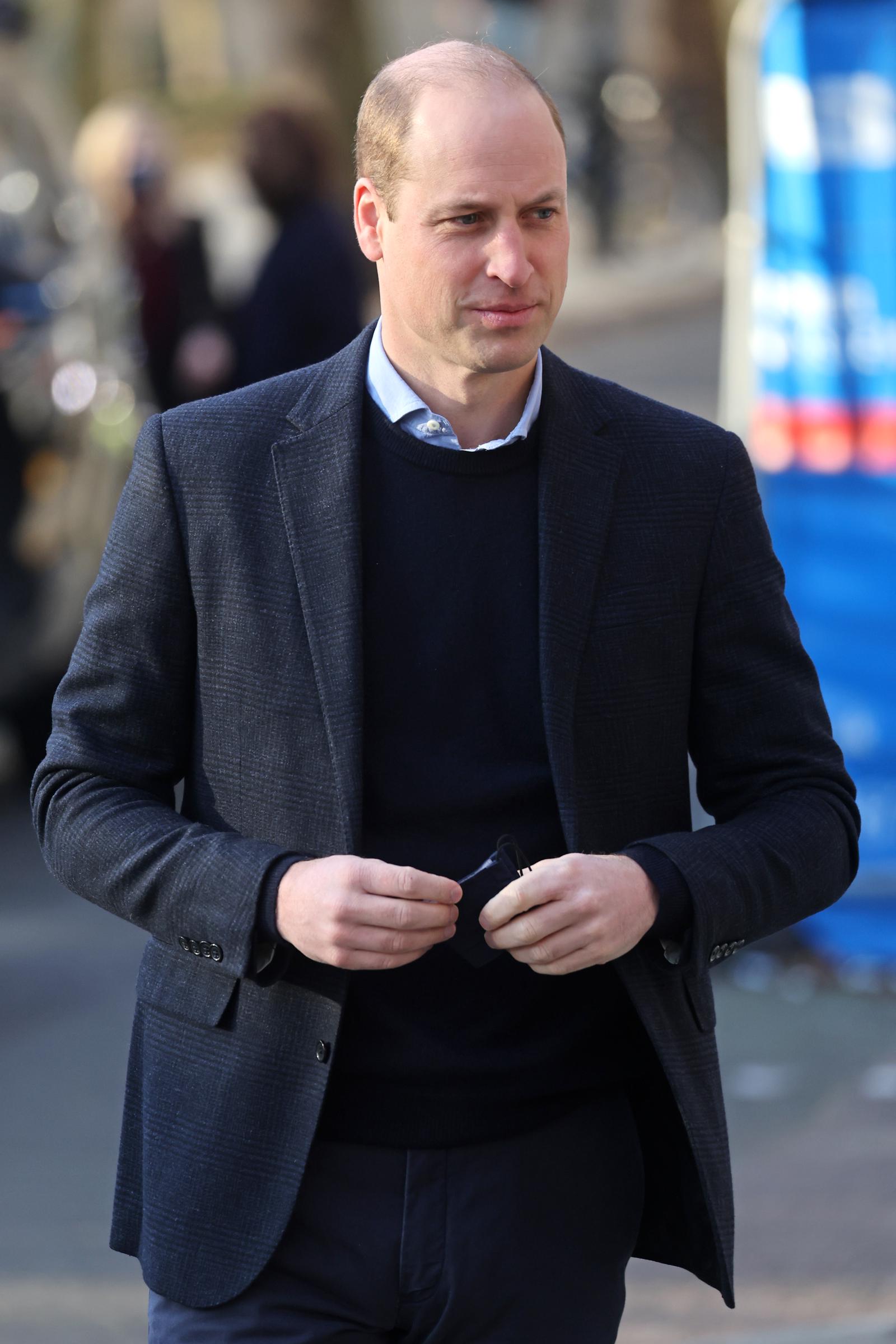 Prince William, Duke of Cambridge arrives at The Foundling Museum in London, England, on January 19, 2022 | Source: Getty Images