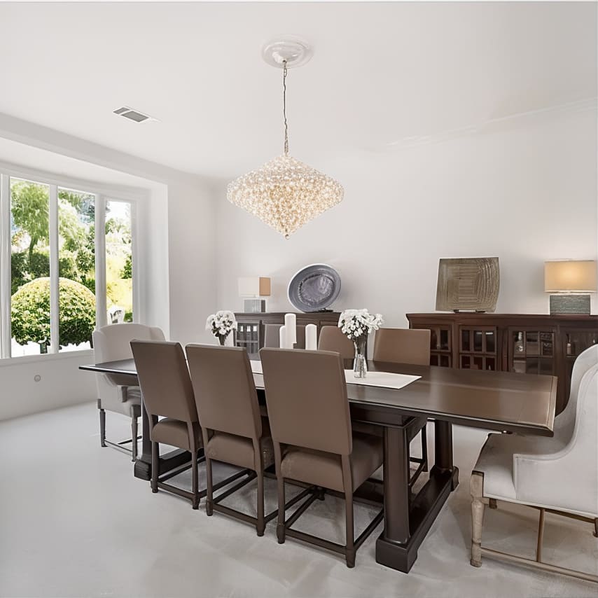 Dining Area in Morris Chestnut's California Home