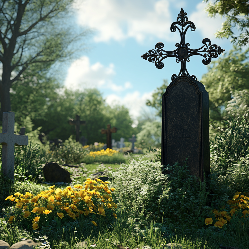 A cemetery | Source: Midjourney