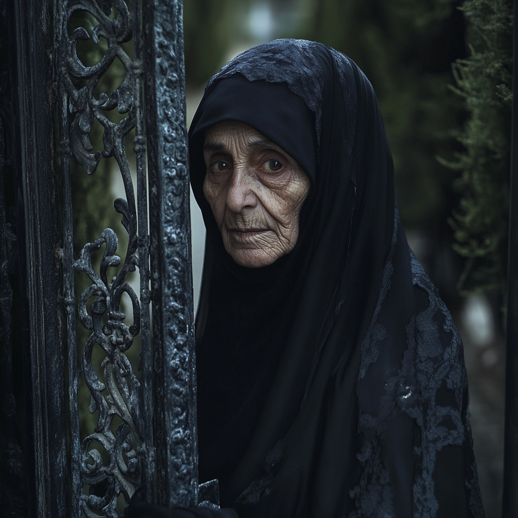 An old woman with an unsettling smile | Source: Midjourney