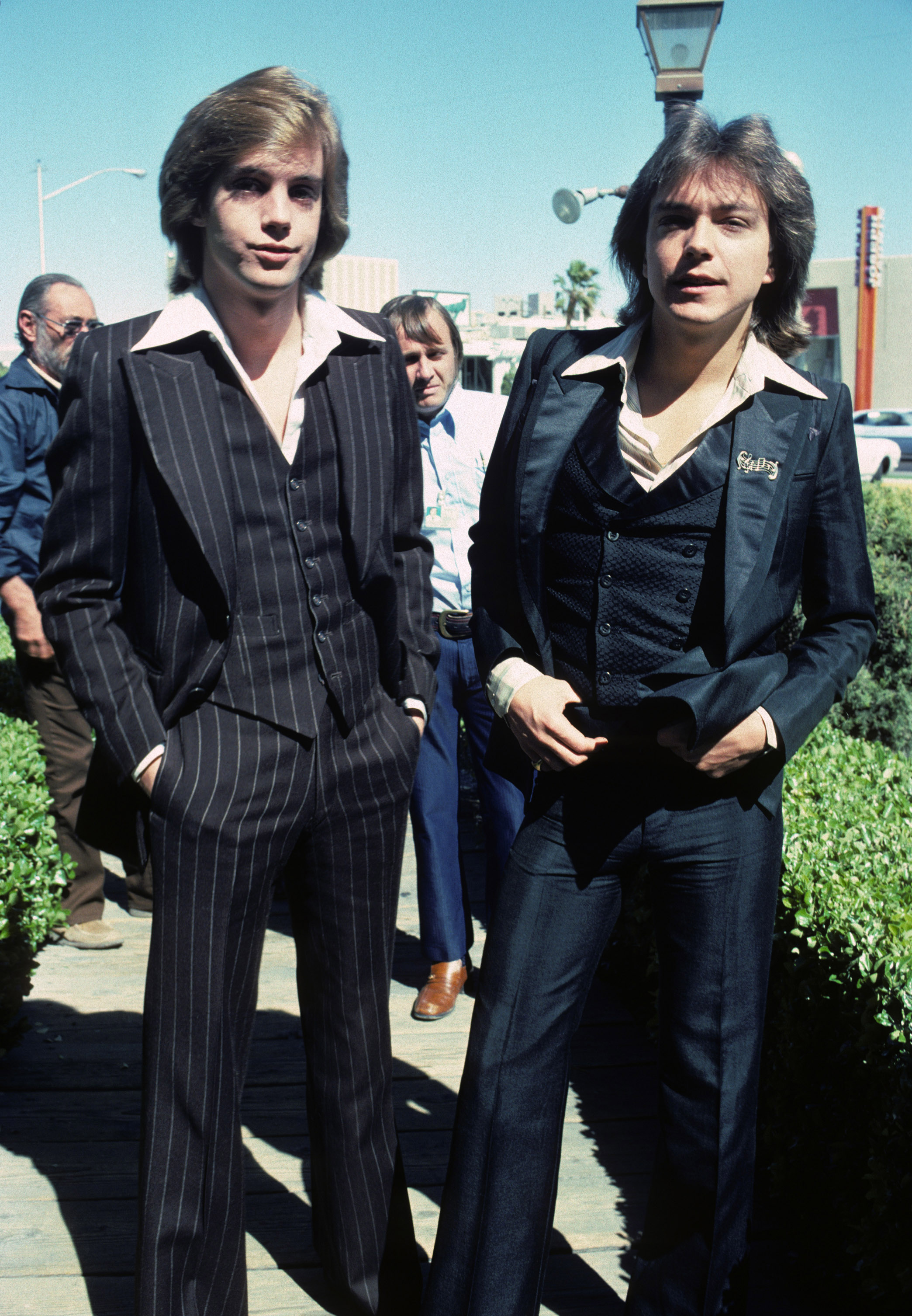 Shaun and David Cassidy at David's wedding wedding on January 1, 1970, in Las Vegas | Source: Getty Images