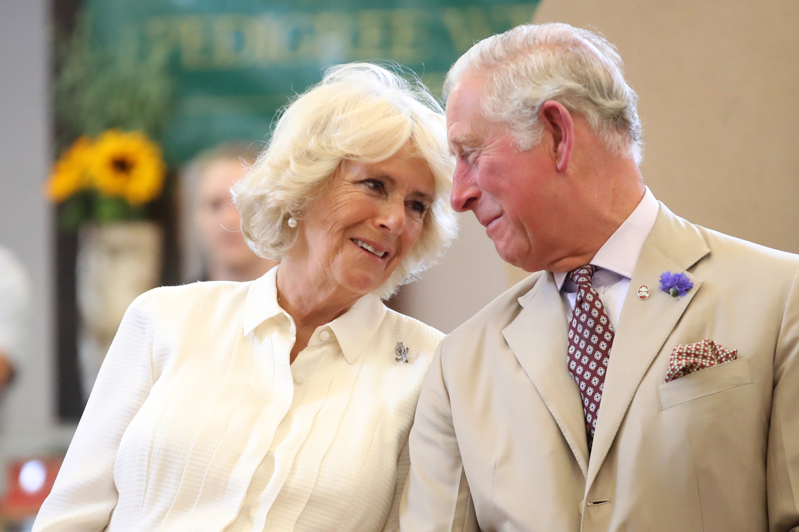 Prince Charles, Prince of Wales, and Camilla, Duchess of Cornwall reopen the newly-renovated Edwardian community hall, The Strand Hall, in Builth Wells, Wales, on July 4, 2018 | Source: Getty Images