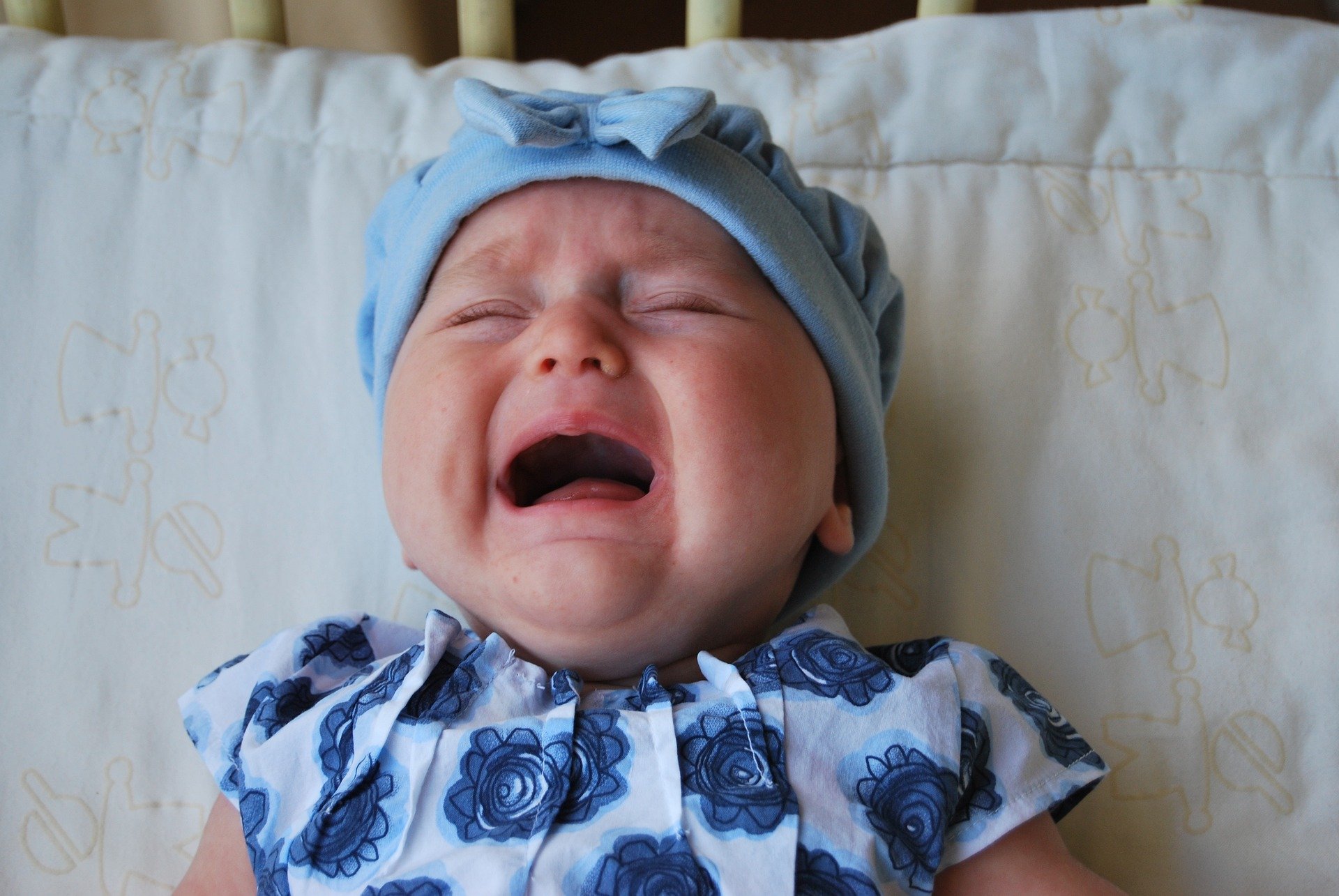 A baby crying | Source: Pixabay