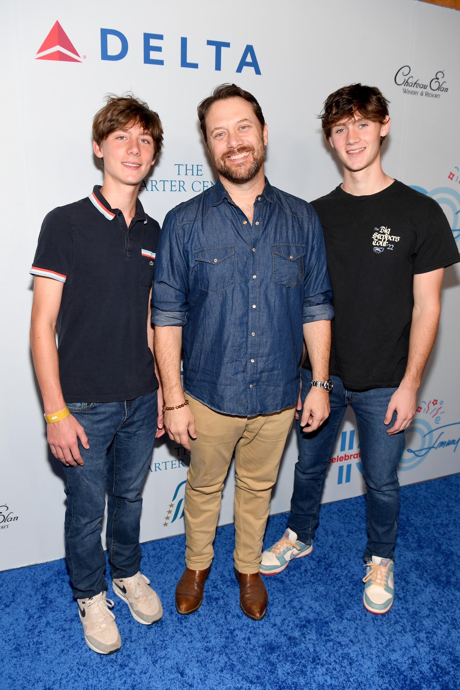 Thomas Clyde Carter, Jason Carter, and Henry Lewis Carter attend Jimmy Carter 100: A Celebration in Song at The Fox Theatre on September 17, 2024 in Atlanta, Georgia | Source: Getty Images