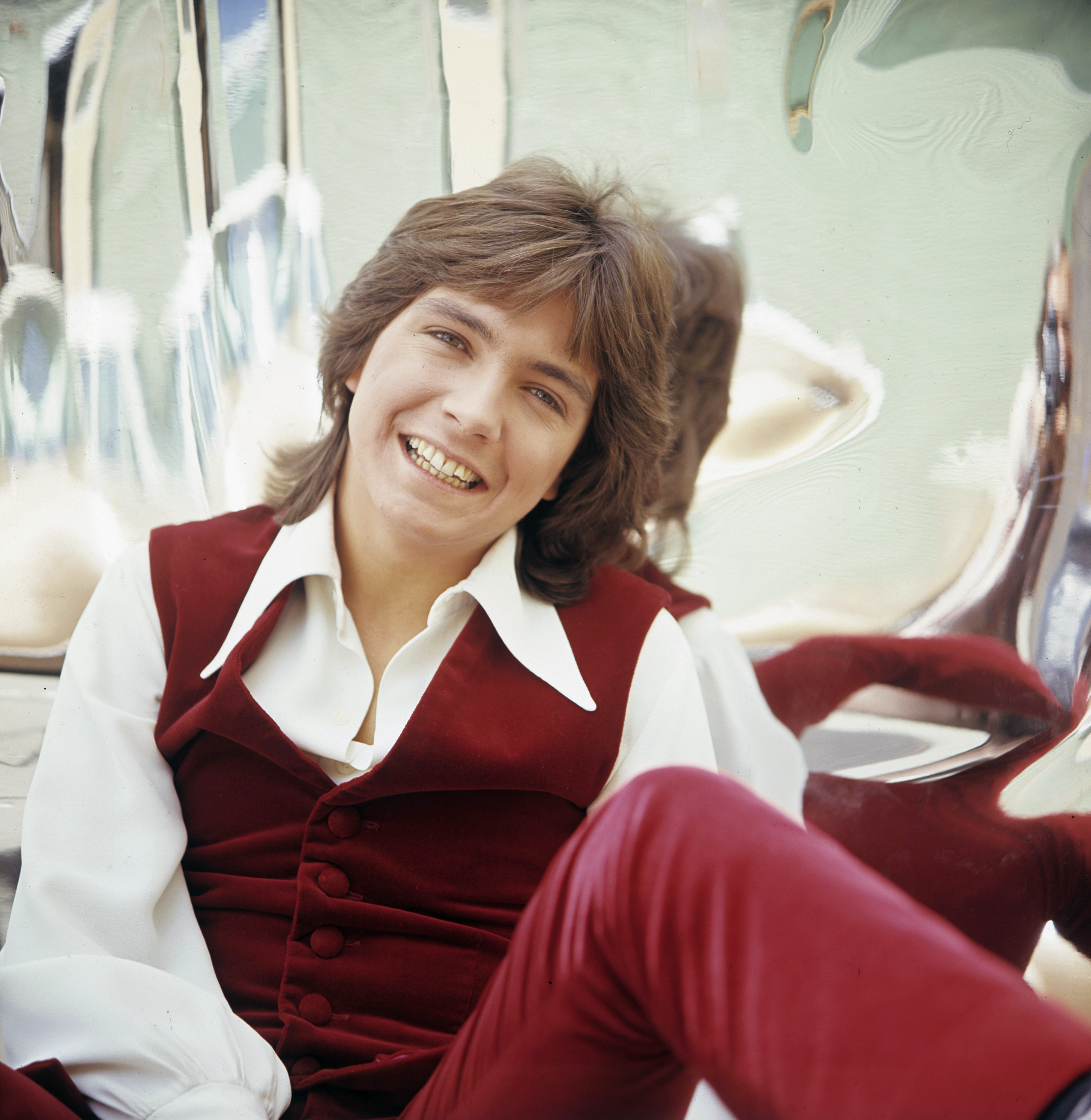 David Cassidy on the set of "The Partridge Family," 1971 | Source: Getty Images