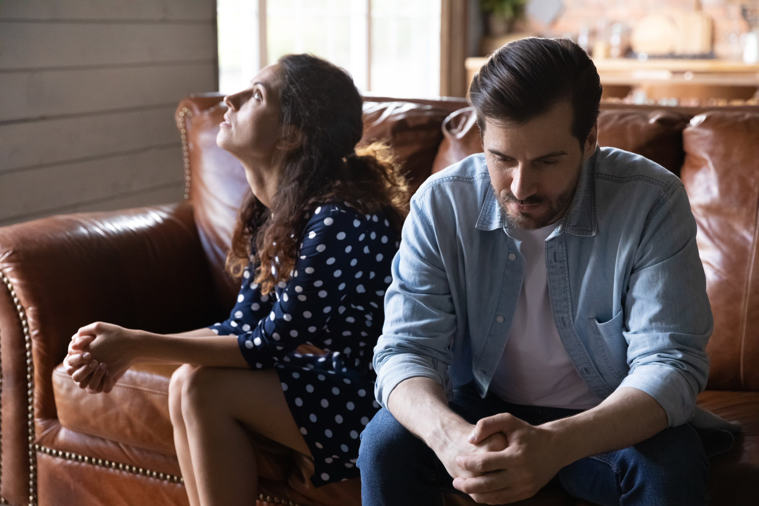 Stressed couple