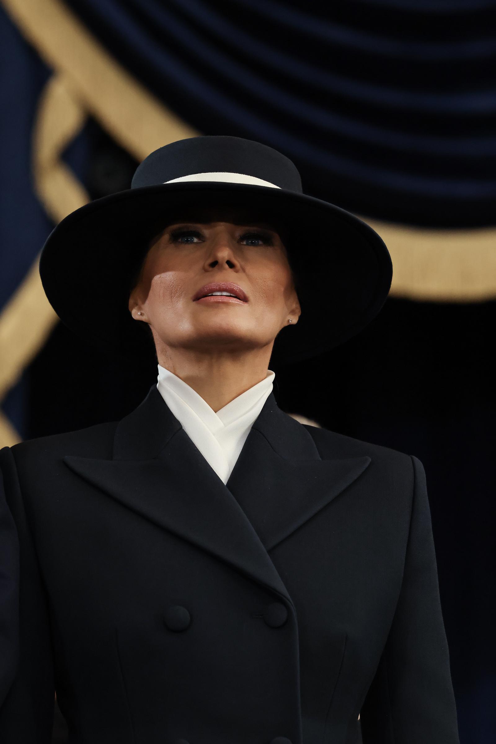 Melania Trump at Donald Trump's inauguration | Source: Getty Images