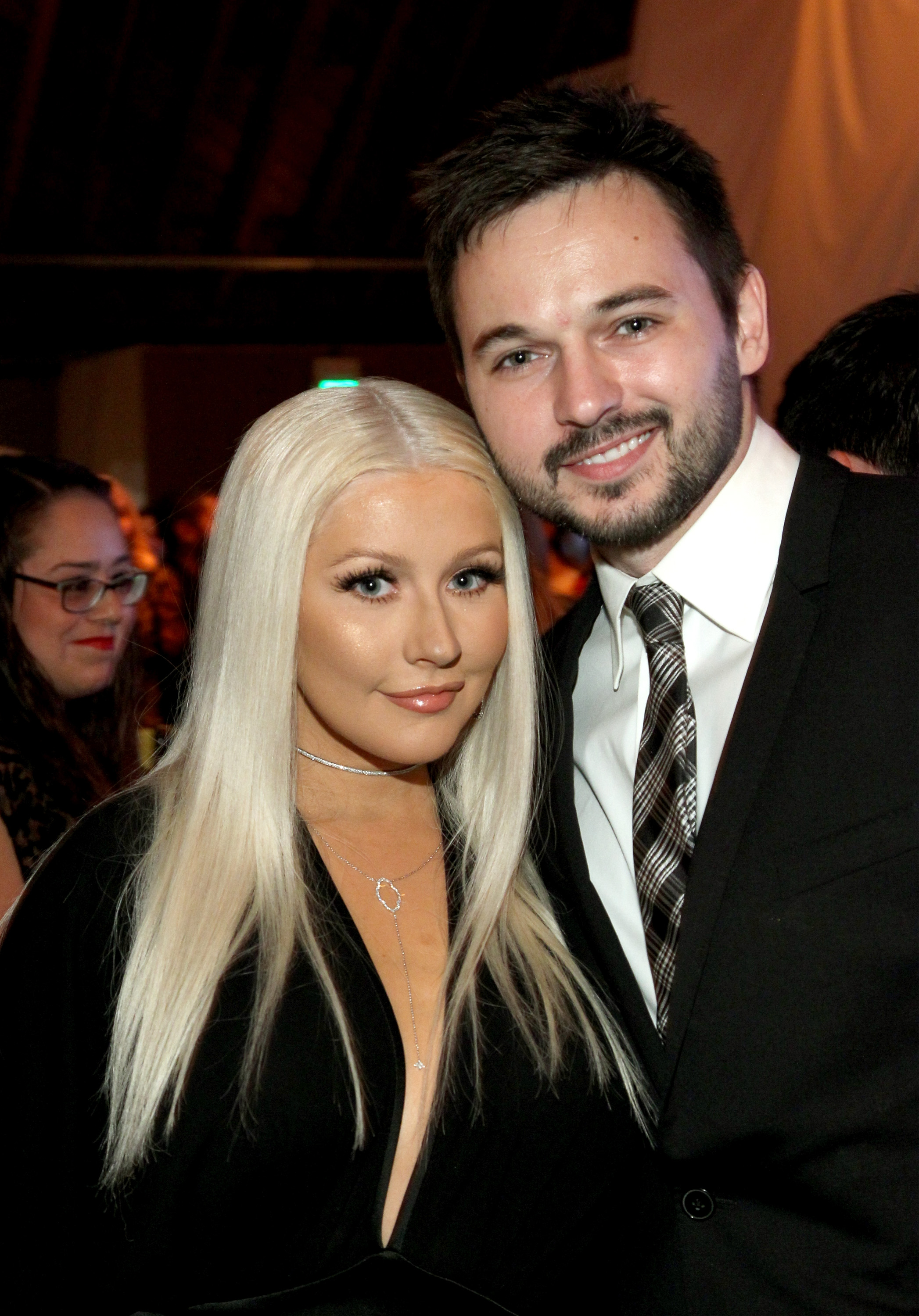 Christina Aguilera and Matthew Rutler at the Fifth Annual Baby2Baby Gala in Culver City, California on November 12, 2016. | Source: Getty Images