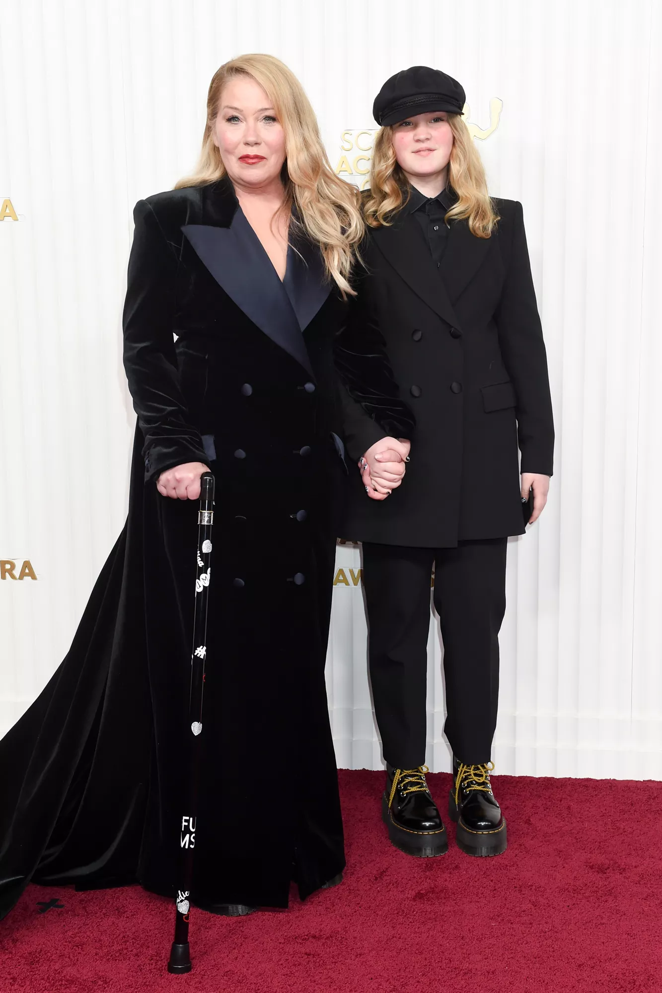 Christina Applegate and Sadie Grace LeNoble at the 29th Annual Screen Actors Guild Awards