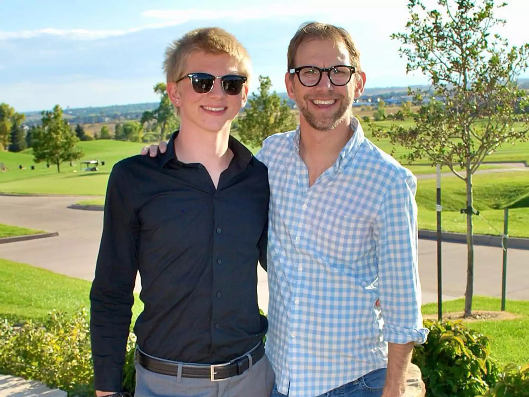 Michael Kutcher with his son Jackson