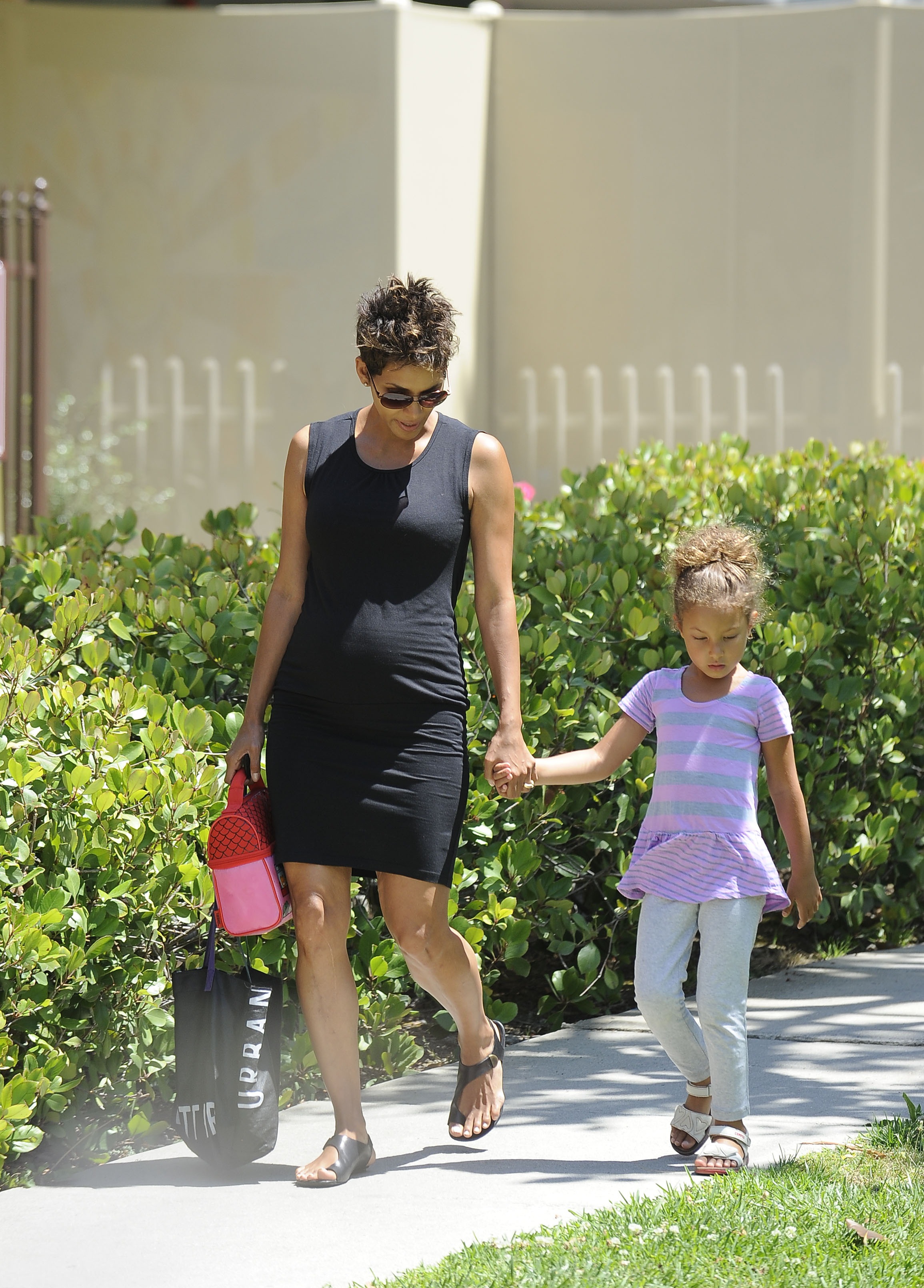 Halle Berry and her daughter, Nahla Ariela Aubry, as seen in 2013 | Source: Getty Images