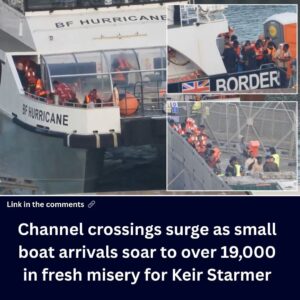 channel-crossings-continue-to-surge-as-small-boat-arrivals-soar-to-over-19,000-in-fresh-misery-for-keir-starmer